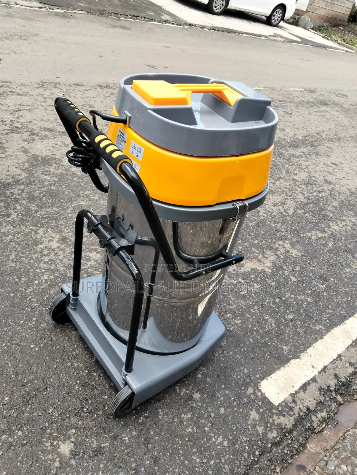 Lenhard 80l Wet Dry Vacuum Cleaner.