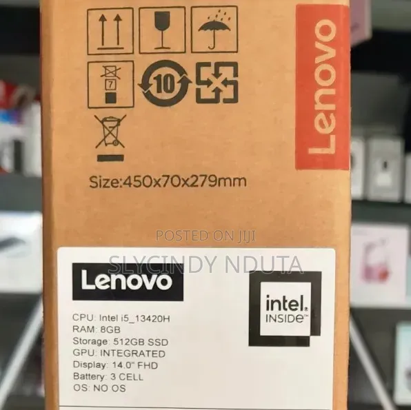 New Laptop Lenovo V14 G4 IRU 8GB Intel Core i5 SSD 512GB