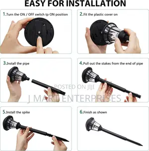 8 Pack Solar Pathway Lights Outdoor, Ip65