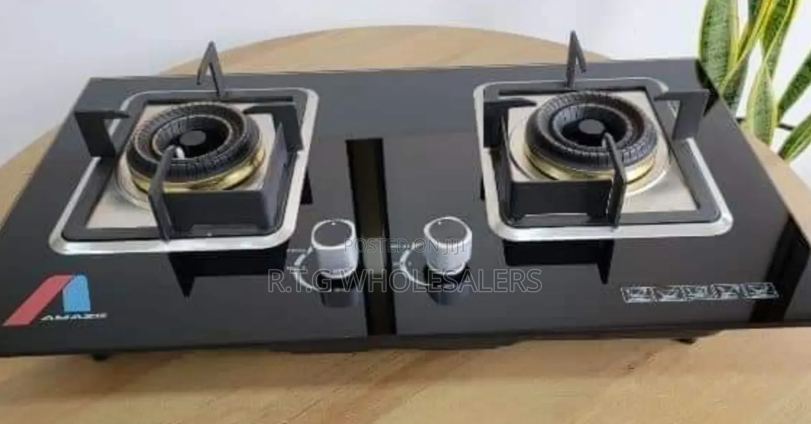 Amaze 2 Burner Tempered Glass Hob – Stylish Kitchen Gas Cooker