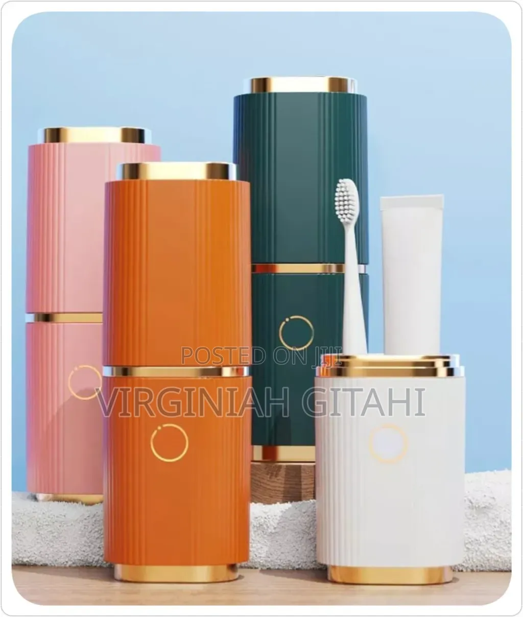 Multicolor Nordic Portable Toothbrush Storage Box