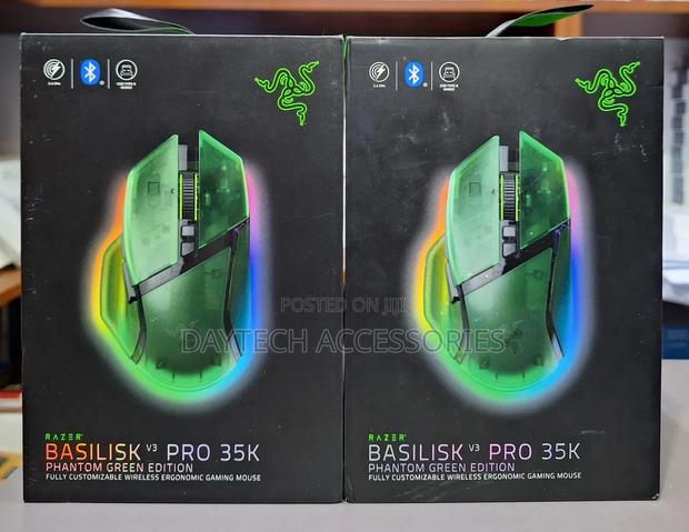 The Razer Basilisk V3 Pro Wireless Ergonomic Gaming Mouse.