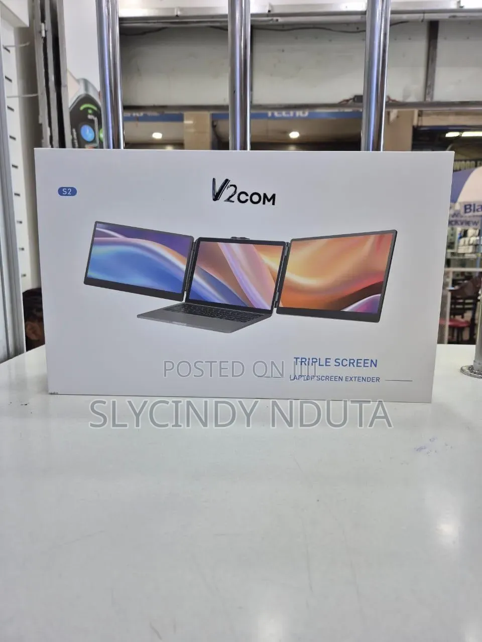V2com S2 Tripple Screen Laptop Extender