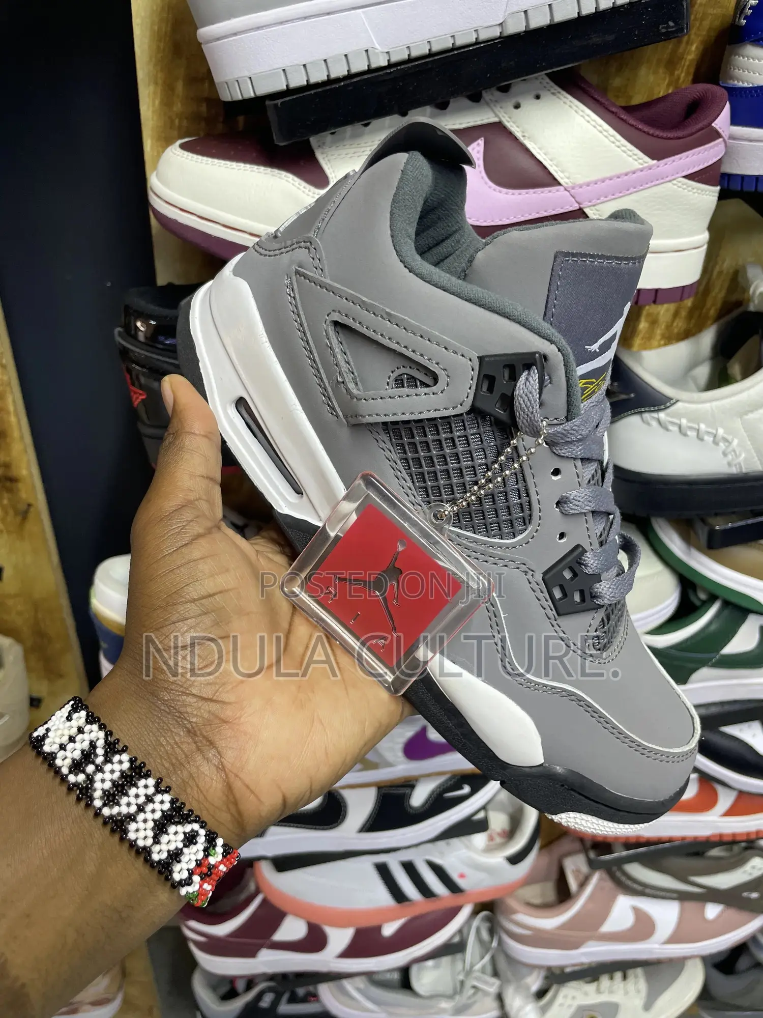 Jordan 4 Levis and Leather