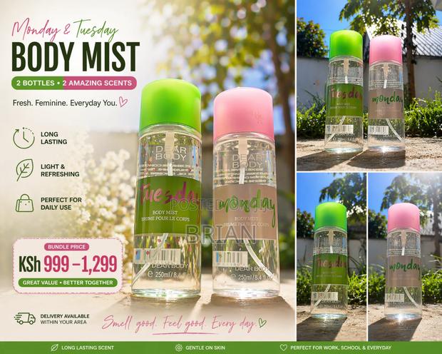 Body Mist Combo (Monday Tuesday)-"Long Lasting, Affordable Deal"