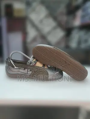 Puma Speedcat Ballet Lux Sneakers in a Metallic Grey Brown Chocolate