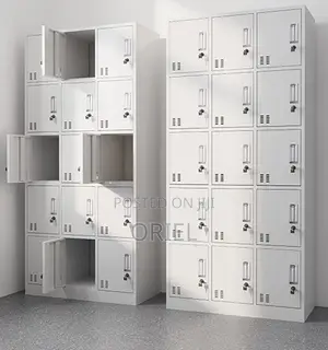 Office Cabinet : 15-Door Multi-Locker Office Storage Cabinet