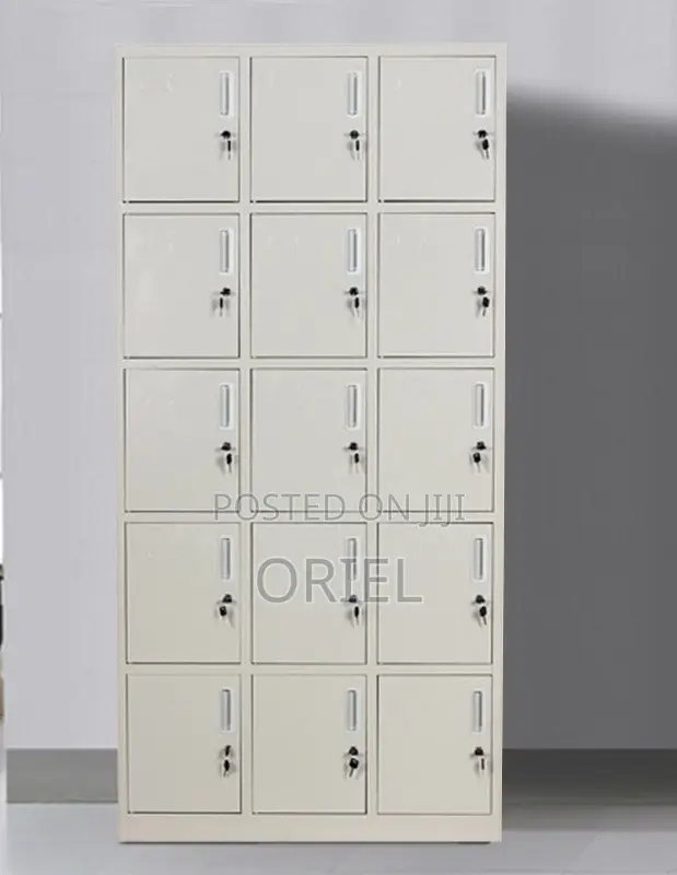 Office Cabinet : 15-Door Multi-Locker Office Storage Cabinet