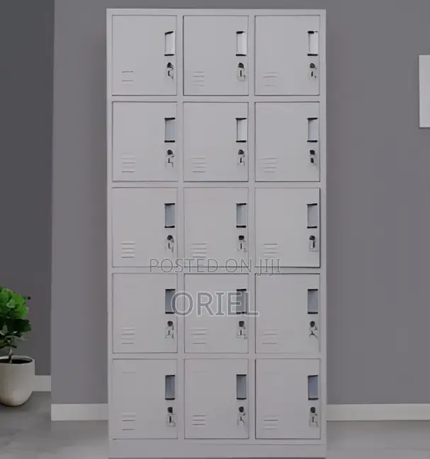 Office Cabinet : 15-Door Multi-Locker Office Storage Cabinet