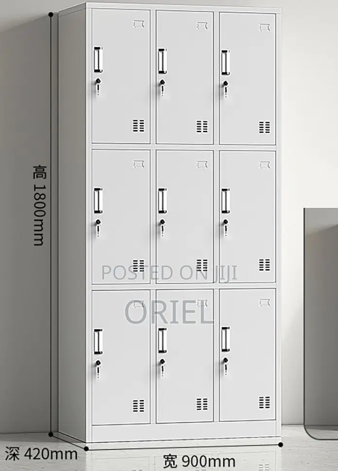 Office Cabinet : 15-Door Multi-Locker Office Storage Cabinet