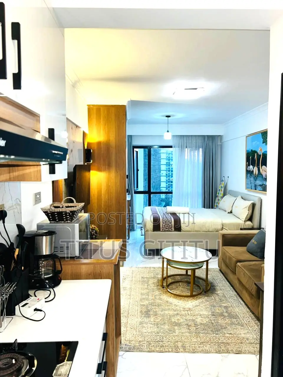 Executive Studio Kilimani | Lift Parking | Near CBD | City Views |