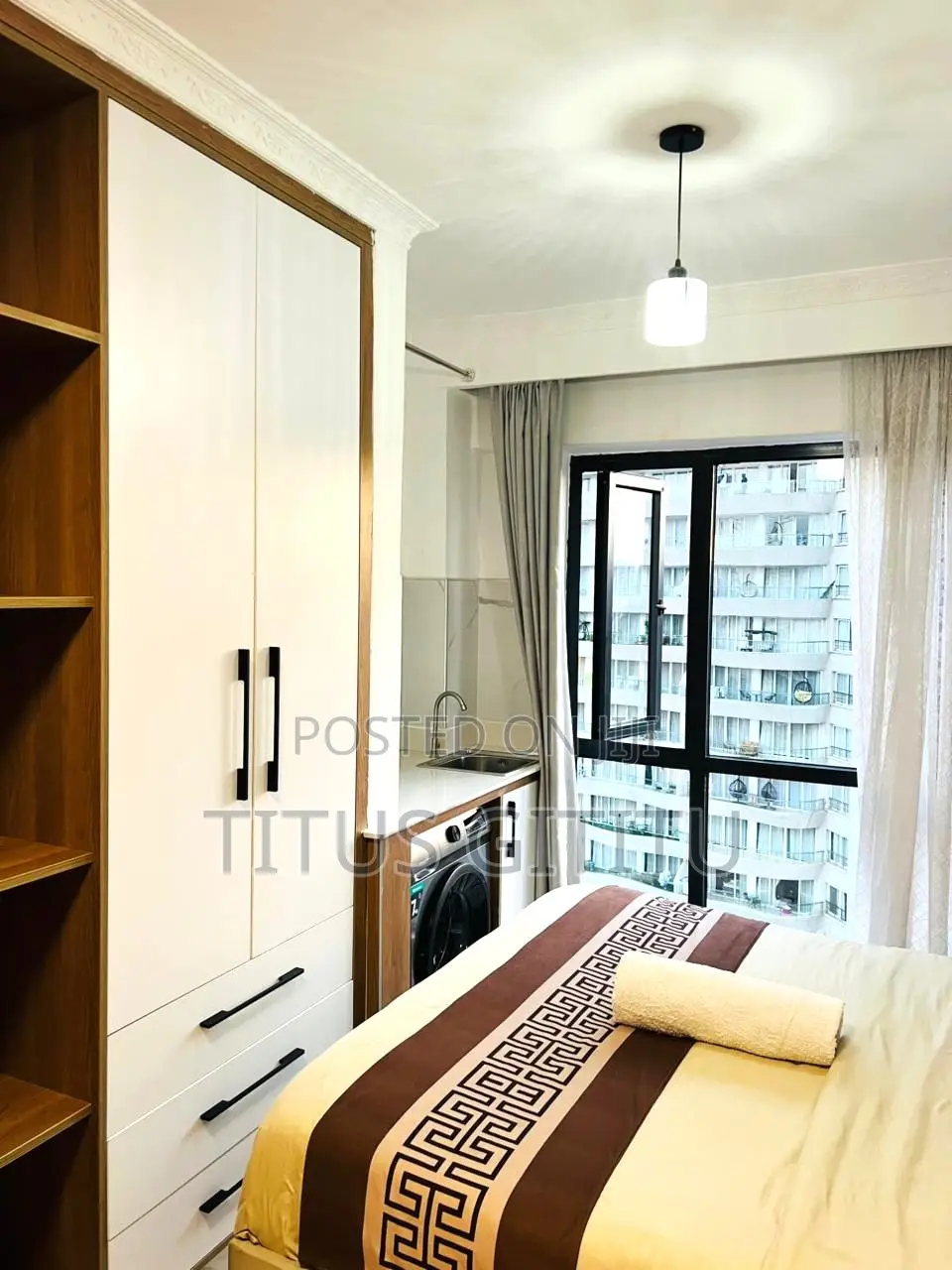 Executive Studio Kilimani | Lift Parking | Near CBD | City Views |