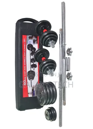 York 50kg Dumbbells Set