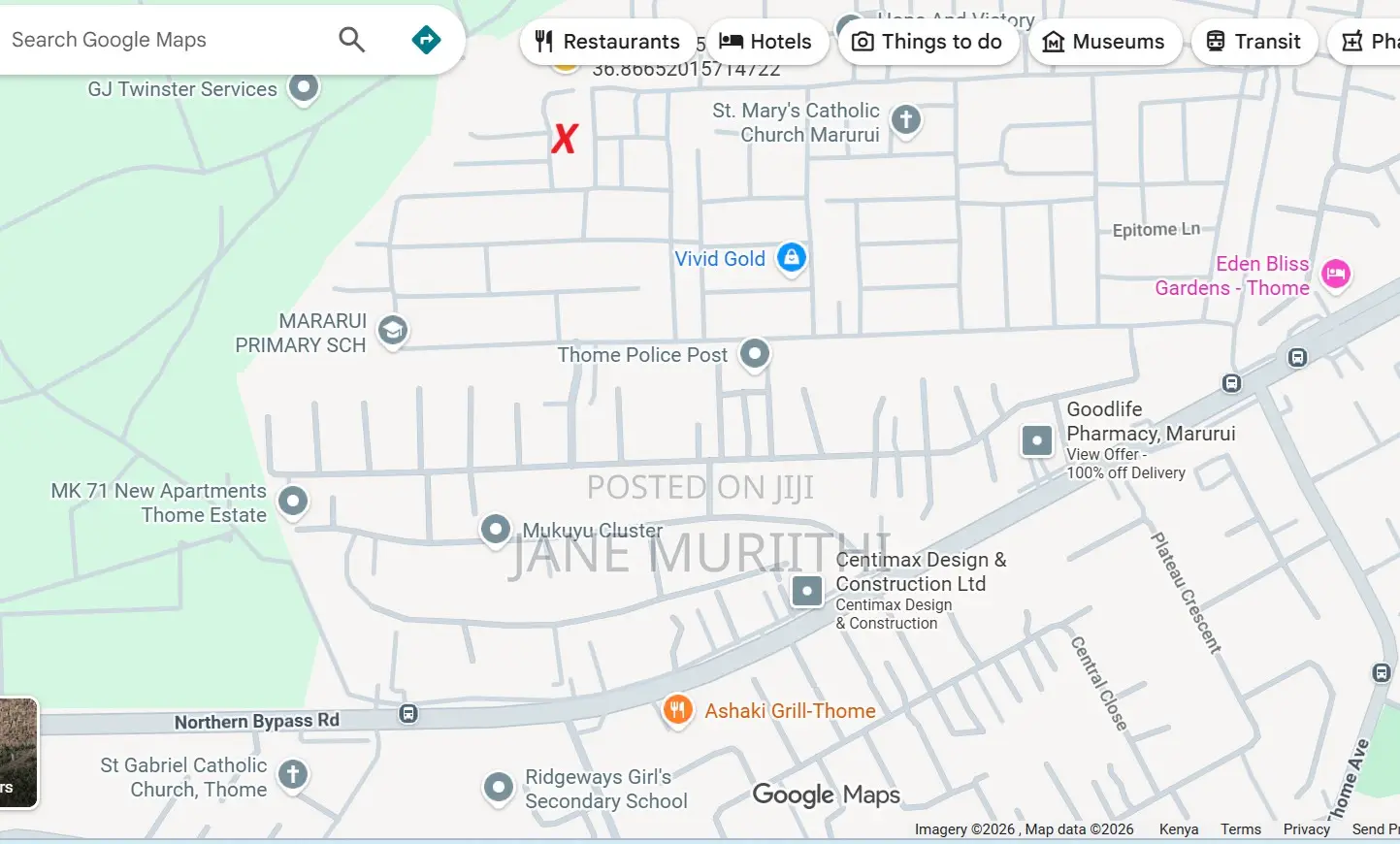 Plot on Sale, Marurui Near Thome Along Northern Bypass