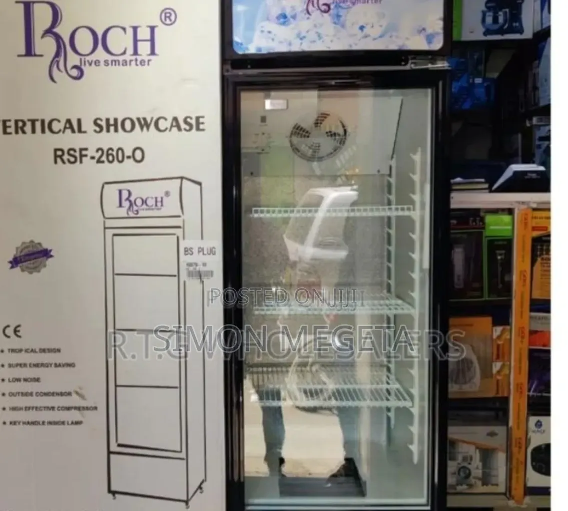 Colour Black Smart Pro 275l Display Fridge