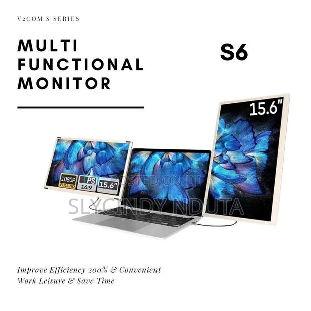 V2 Com 15.6" Inch Laptop Screen Extender Monitor-S6