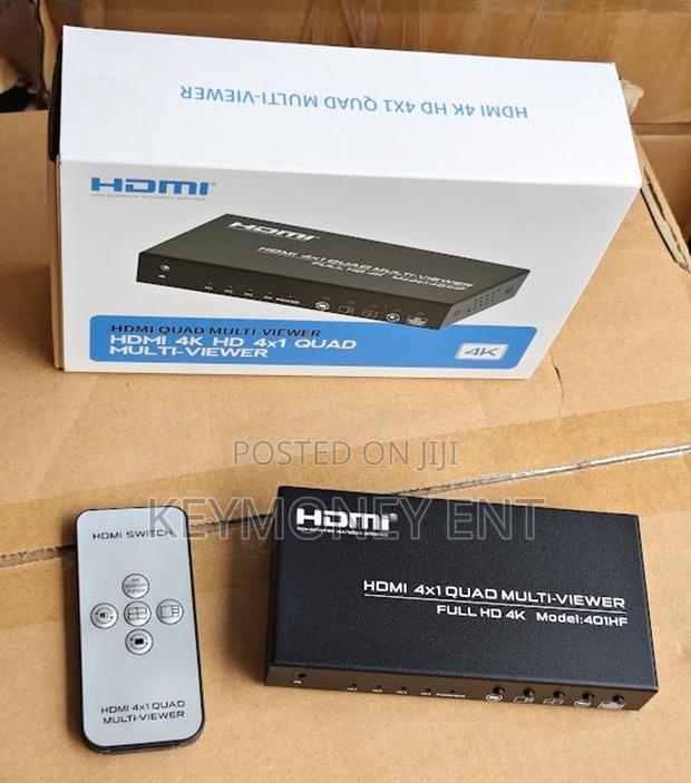 Hdmi 4×1 Quad Multiviewer Screen Segmentation
