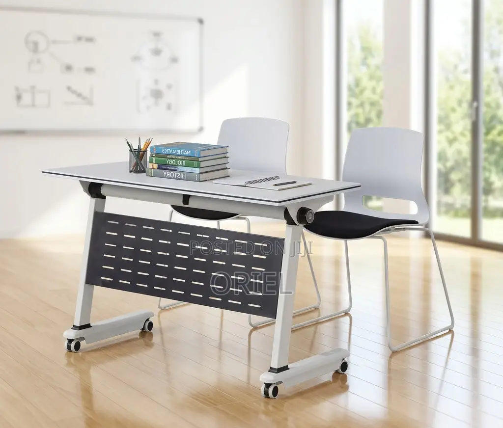 Office Desk : Portable Foldable Office Conference Study Desk