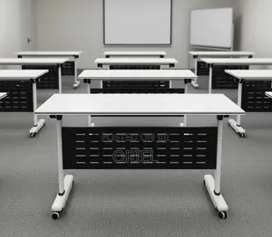 Office Desk : Portable Foldable Office Conference Study Desk