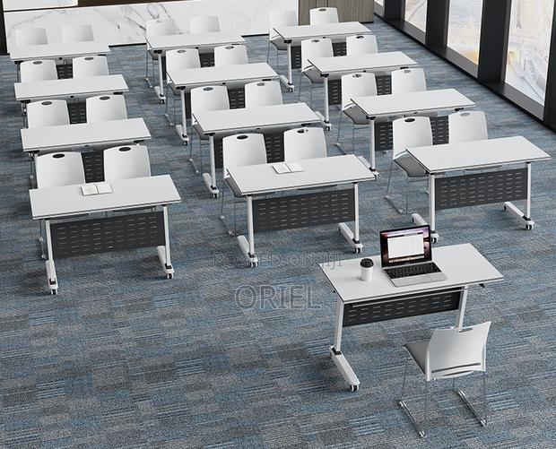 Office Desk : Portable Foldable Office Conference Study Desk - thumbnail 11