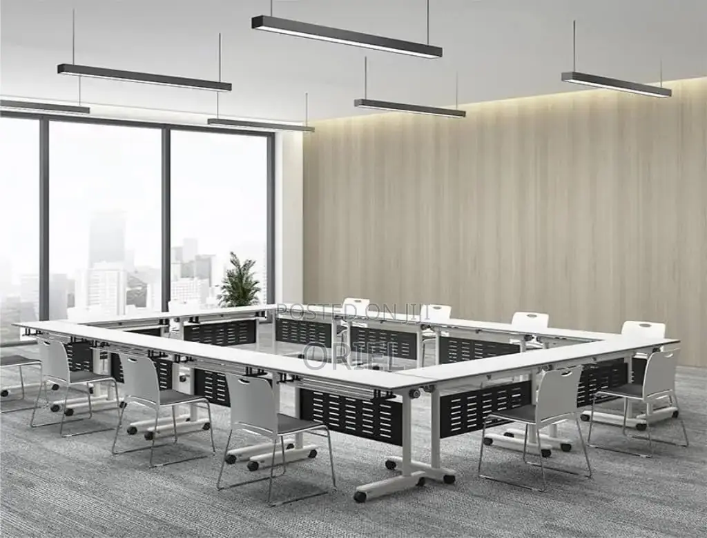 Office Desk : Portable Foldable Office Conference Study Desk