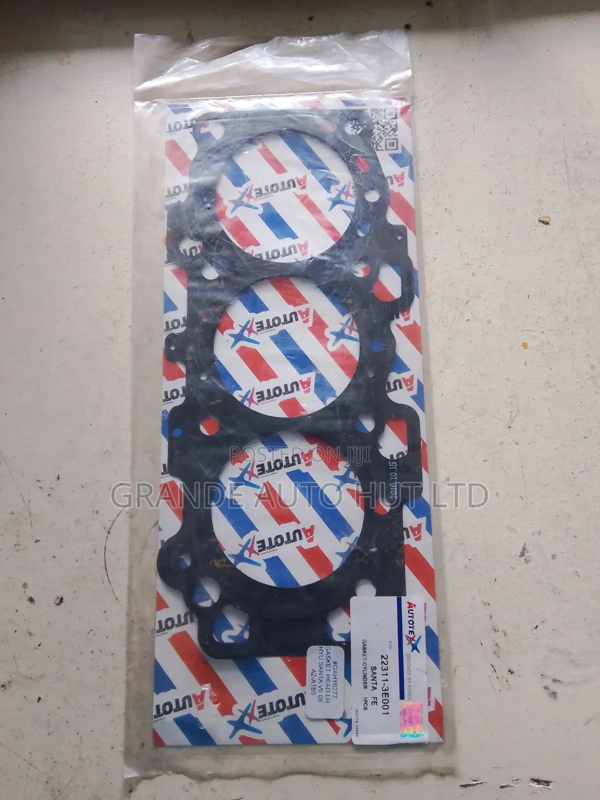 Left Side Head Gasket Hyundai Santa Fe 2008 V6 (Autotex Brand)