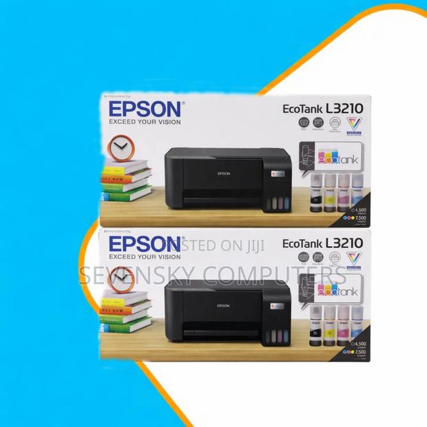 Epson Ecotank L3210 A4 All-in-One Ink Tank Printer (Print/Scan/Copy)