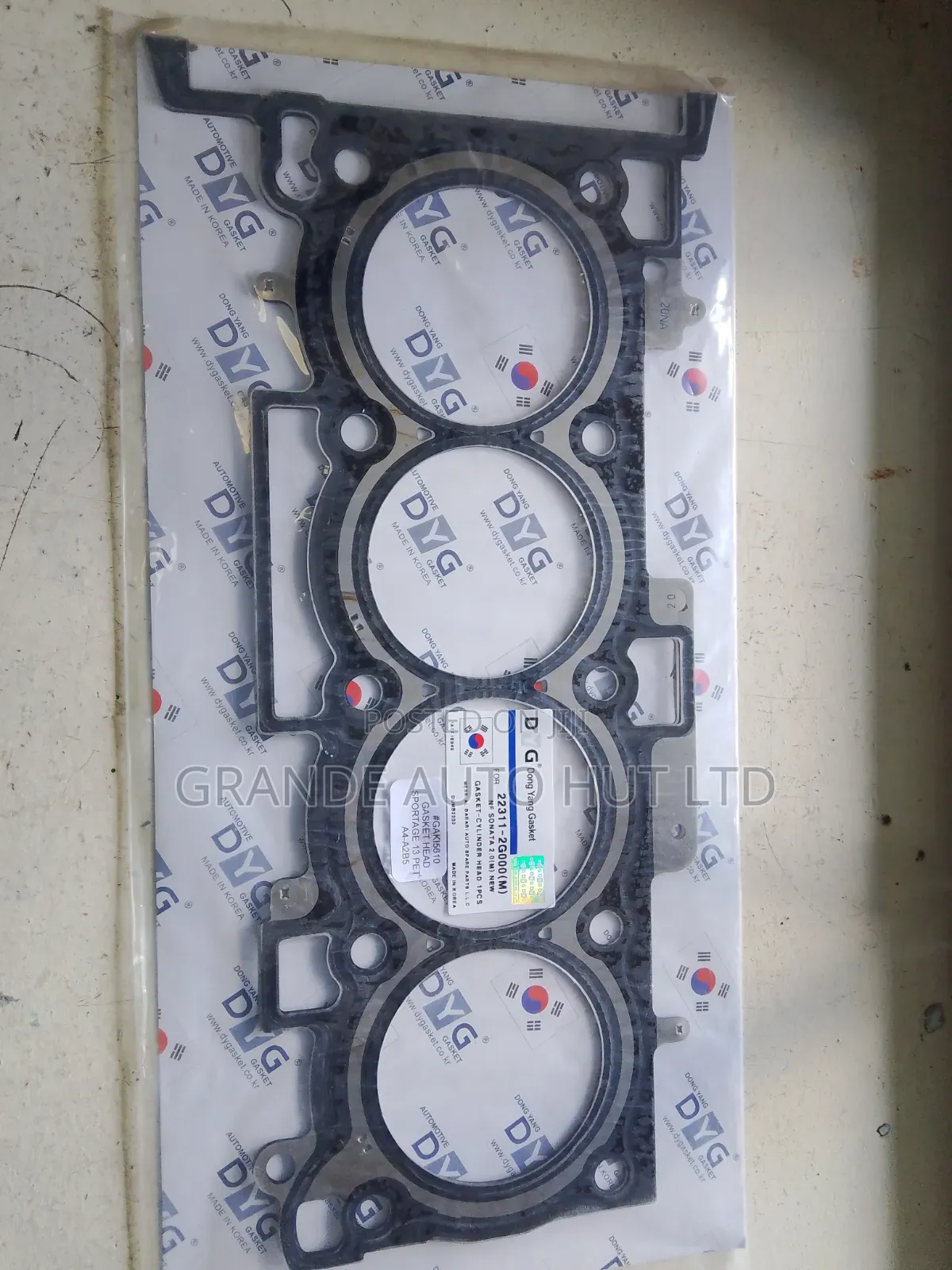 Head Gasket Kia Sportage 2013 Petrol (Dyg Brand)