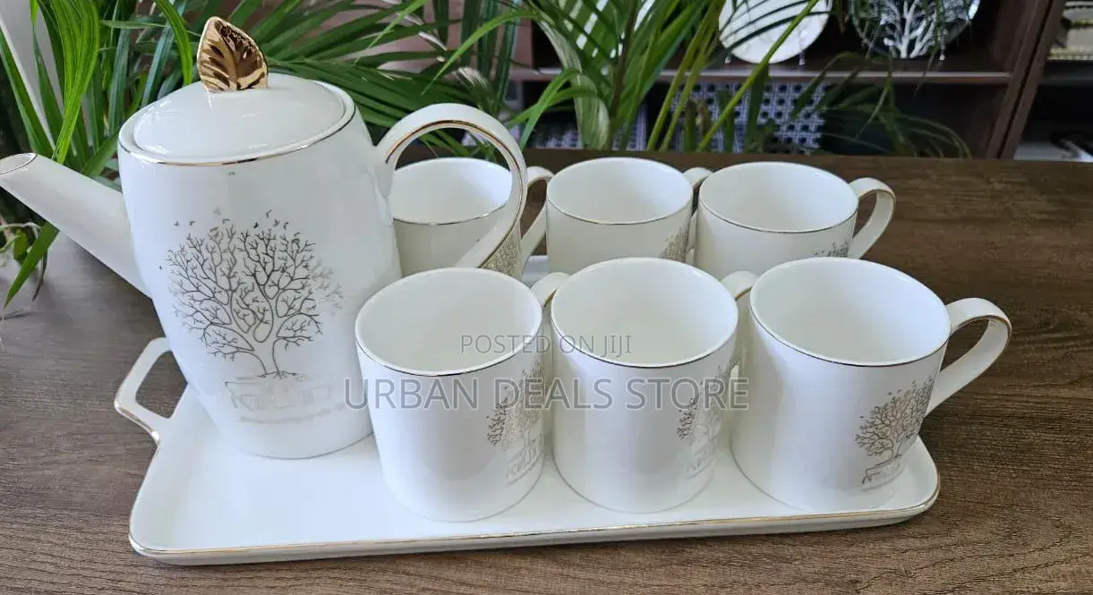 Elegant 7pcs Tea Cup Set – New Arrival