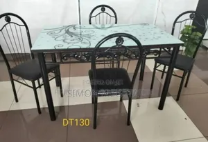 With White 6 Sitter Dinning Table