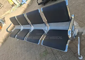 4 Seater Waiting Bench-strong And Stainless Steel