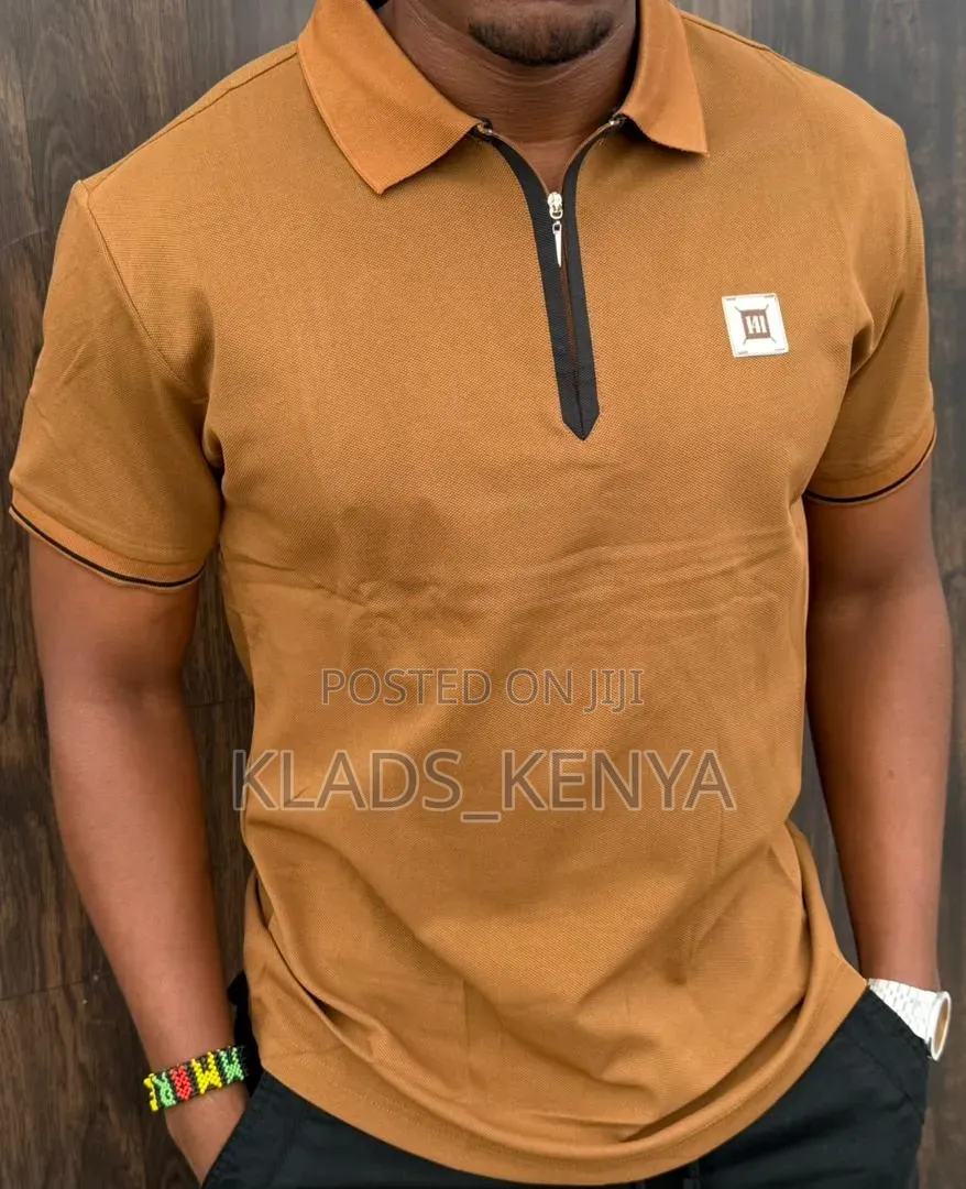 Men's Zipped Polo Shirts