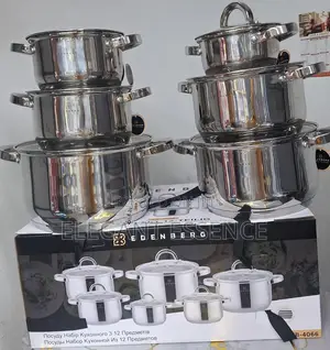 12pcs Edenberg Stainless Cookware