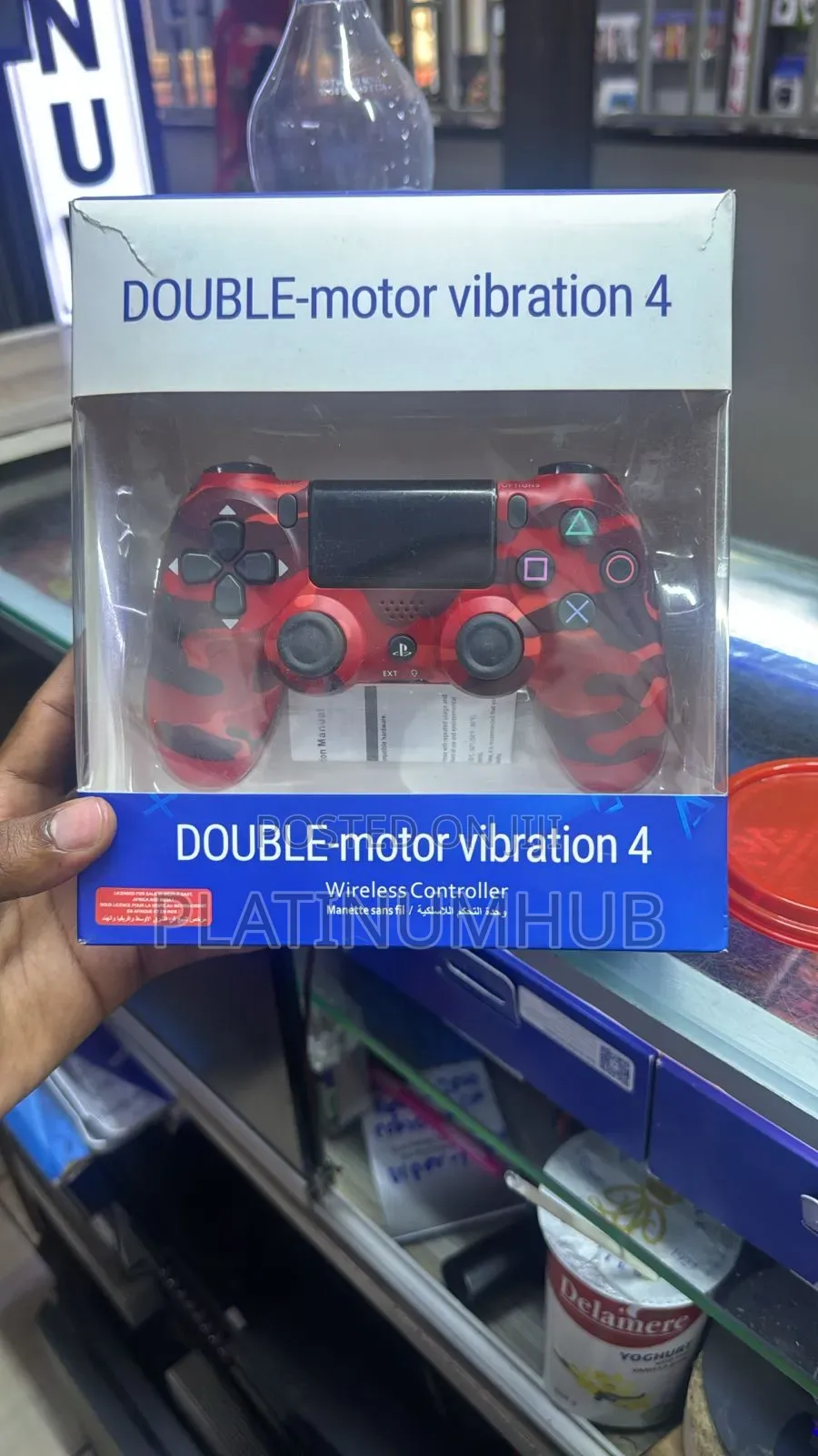 Ps4 Gamepad Controller Generic New Red Camouflage