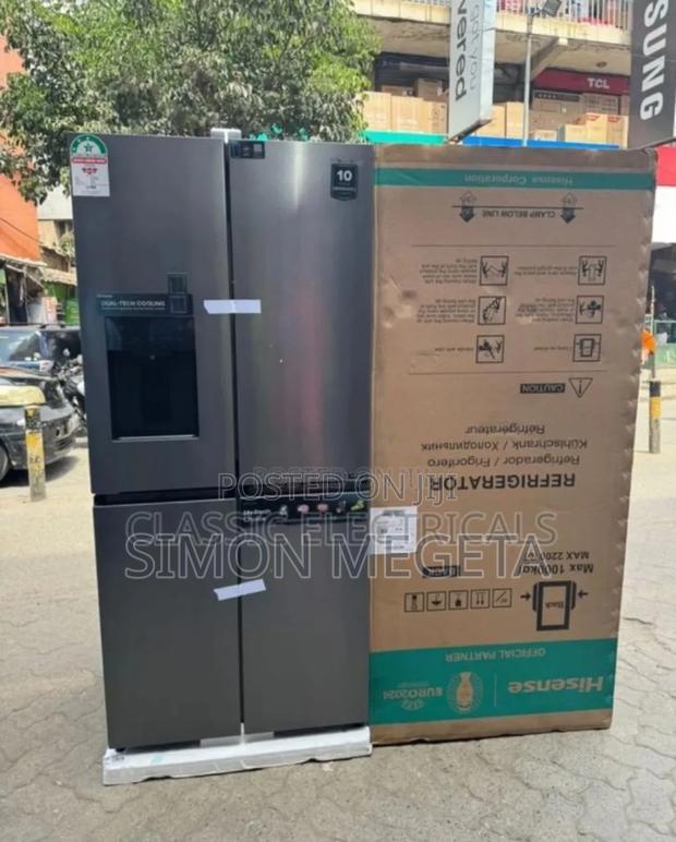 With Dispensers Hisense 508l Side by Side Fridge