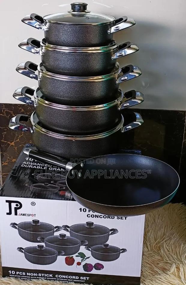 Jp 11pcs Nonstick Cookware Set With Lids Frying Pan