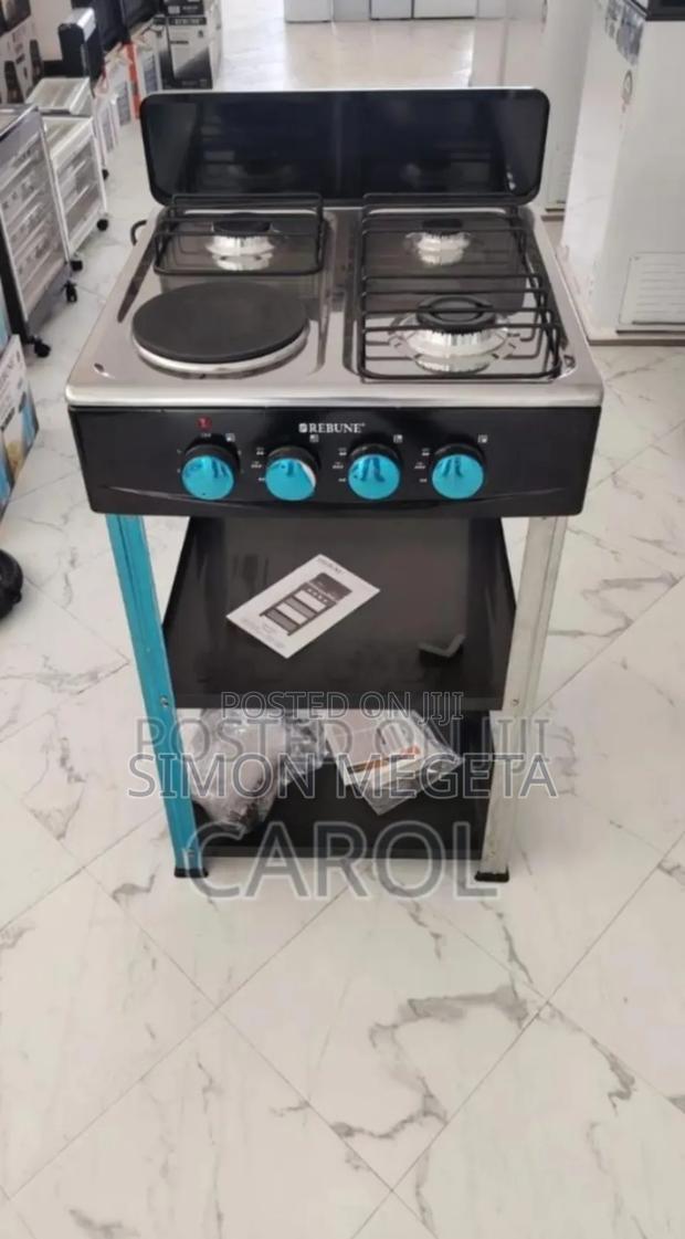With Electric Plates Nunix 3+1 Cooker With Shelves