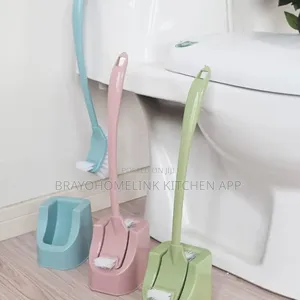 Double Sided Toilet Brush With Matching Stand