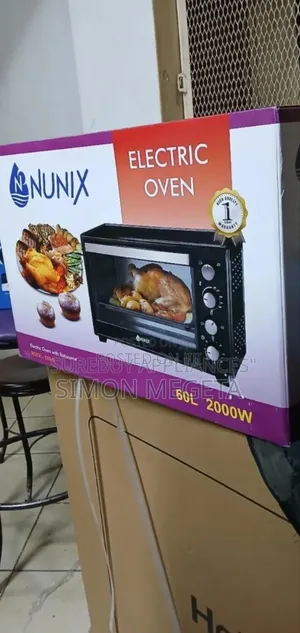 With Knobs Setting Nunix 60l Electric Oven