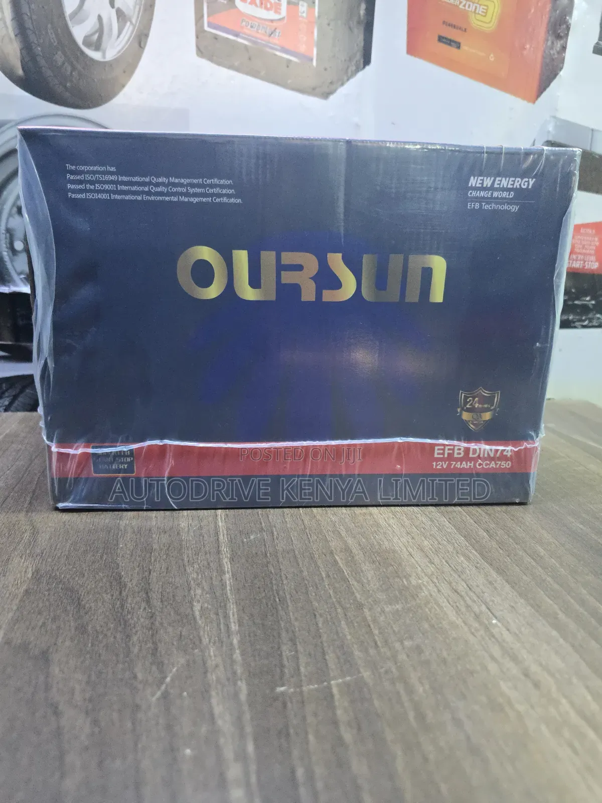 Din74 Oursun Efb Start-Stop Battery