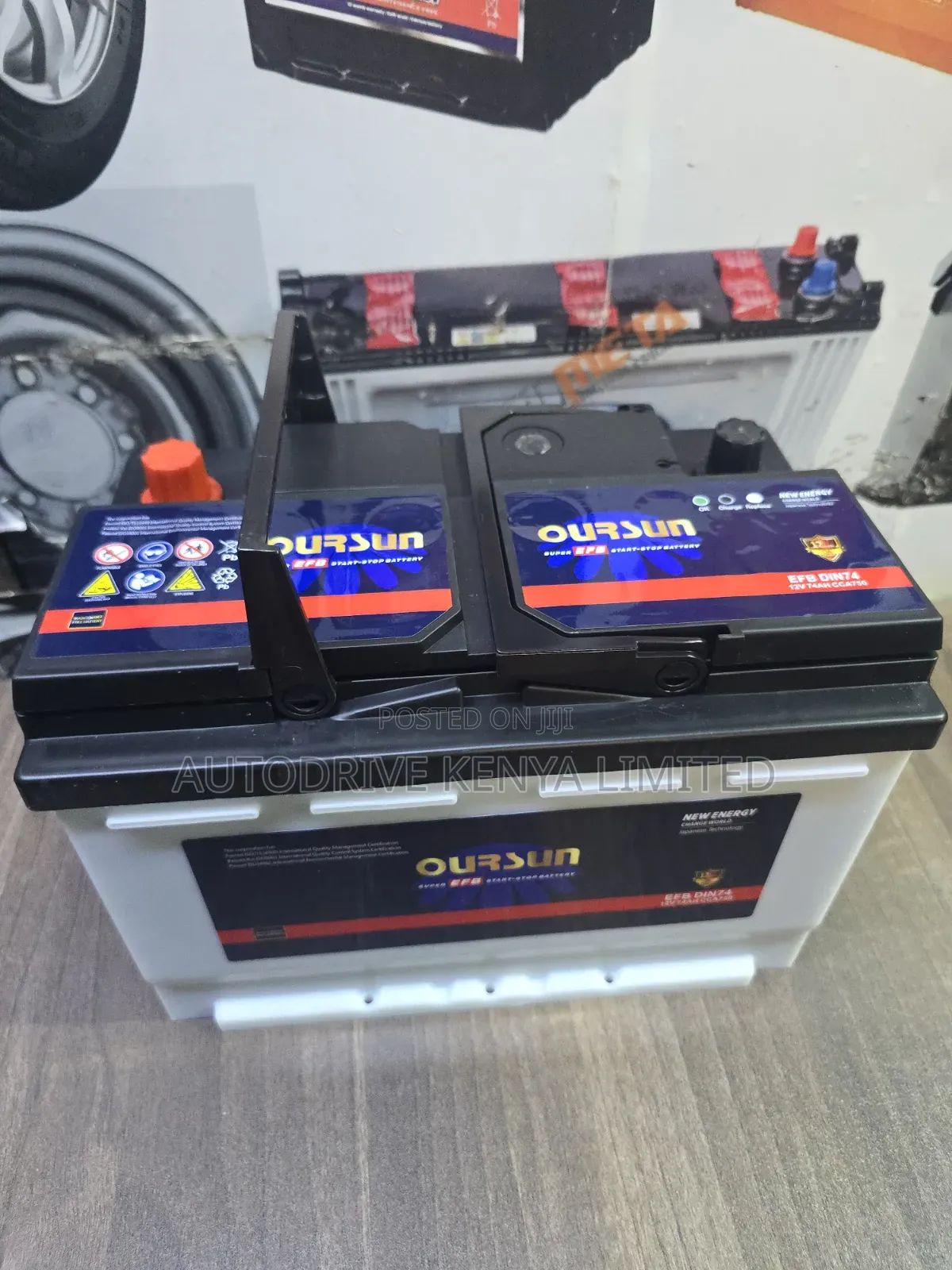 Din74 Oursun Efb Start-Stop Battery