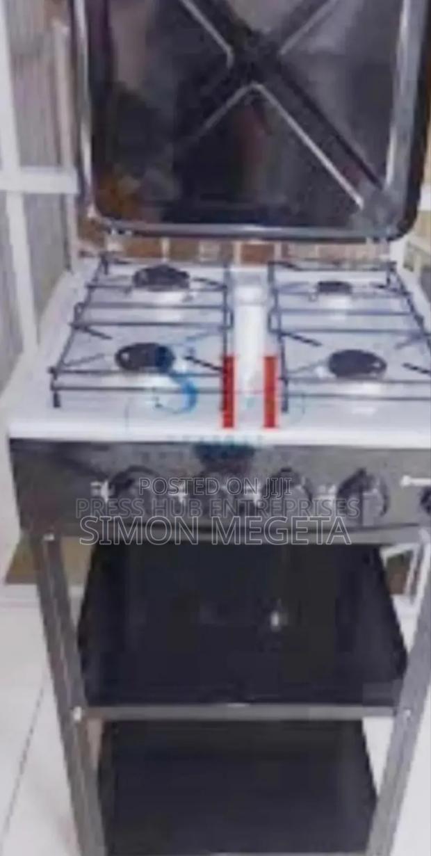 Automatic Ignition Nunix 4burner Cooker With Shelves