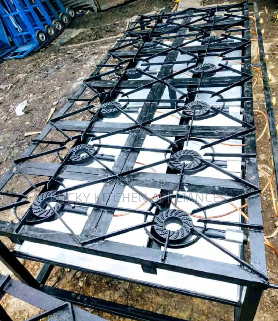 Heavy Commaccial Mild Steel Twelve Burner.