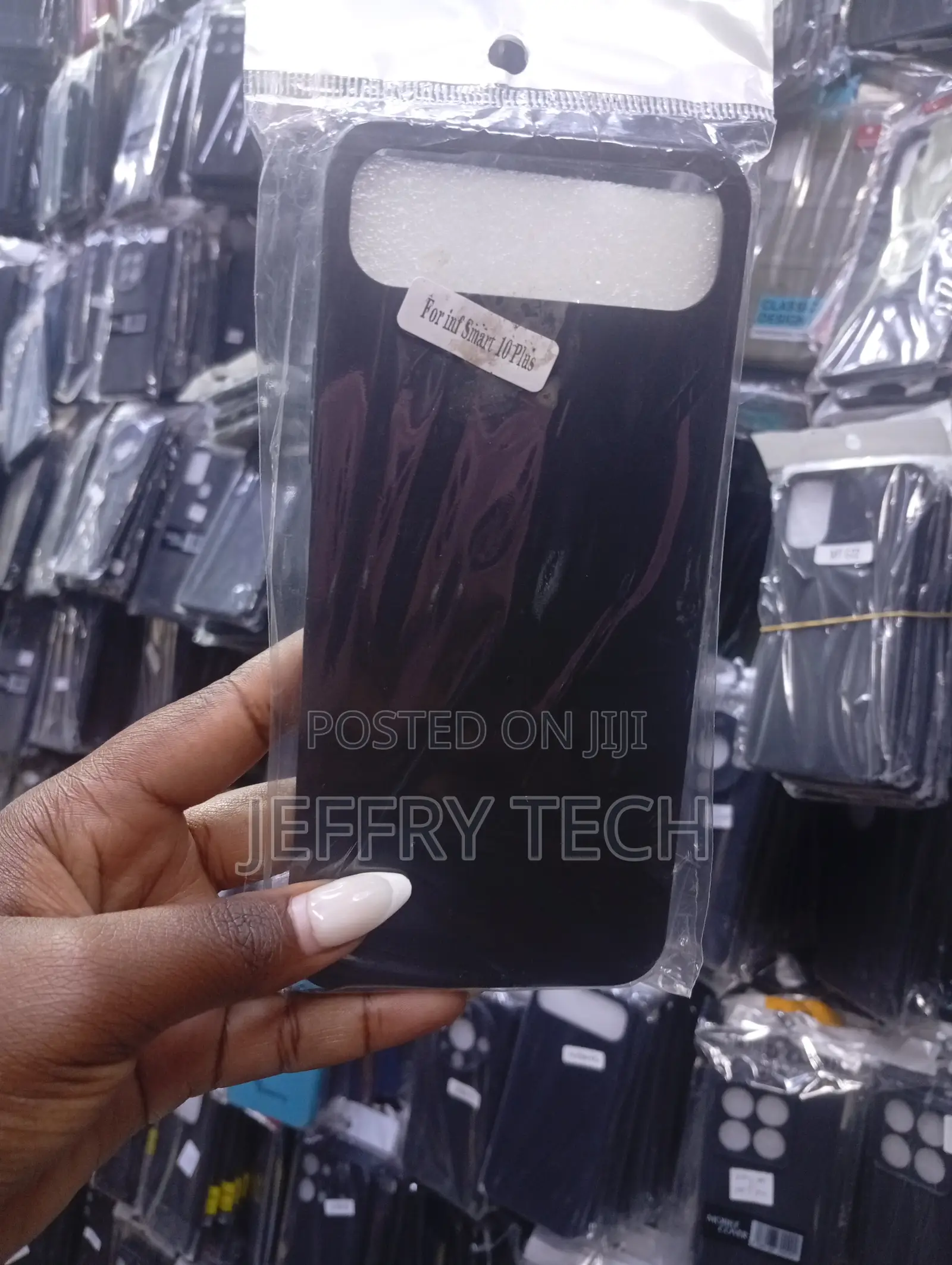 Infinix Smart 10 Plus Black Protective Phone Case