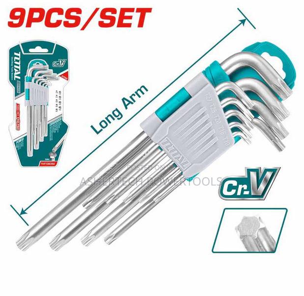Tht106392 Total "9pcs Torx Key Set