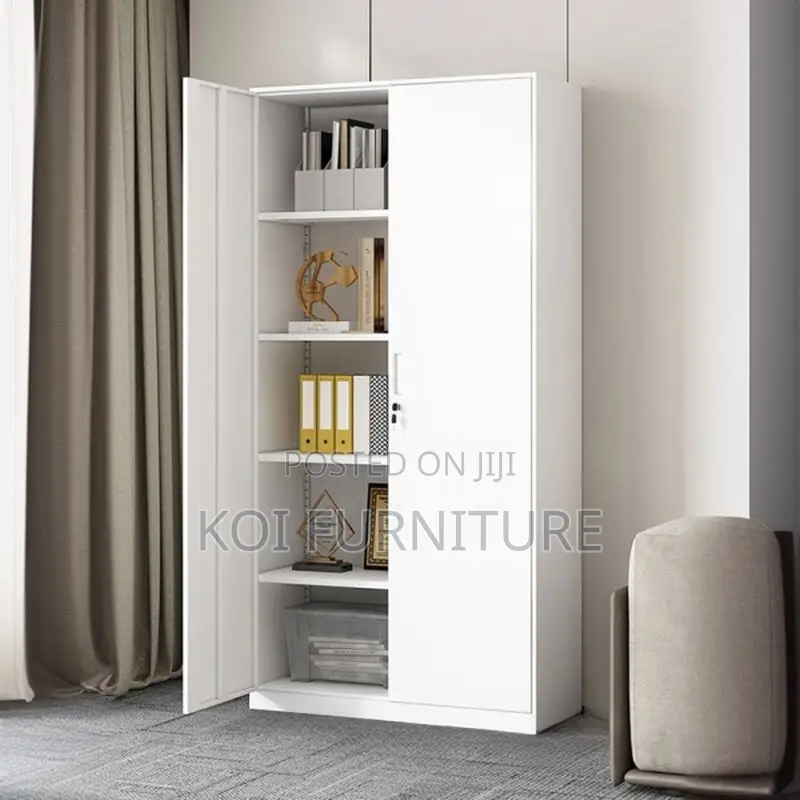 Office Cabinet; Two Doors Gray Office Executive Filing Cabinet