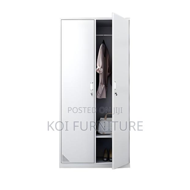 Office Cabinet; Two Doors Gray Office Executive Filing Cabinet - thumbnail 3