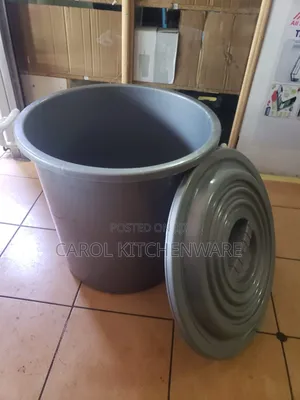 100 LTR Storage Bucket With Lid/ Multipurpose Storage Plastic Drum