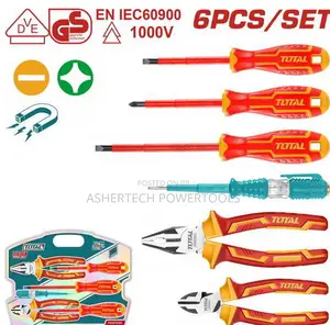Thkist3062 Total 6 PCS Insulated Hand Tools Set