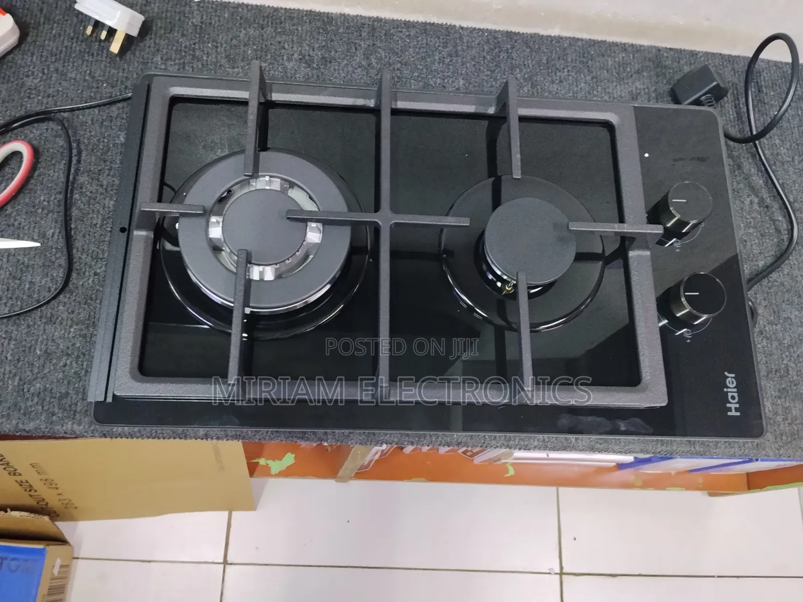 Haier 2 Burners With Wok Burner Built-in Cooker Hob-